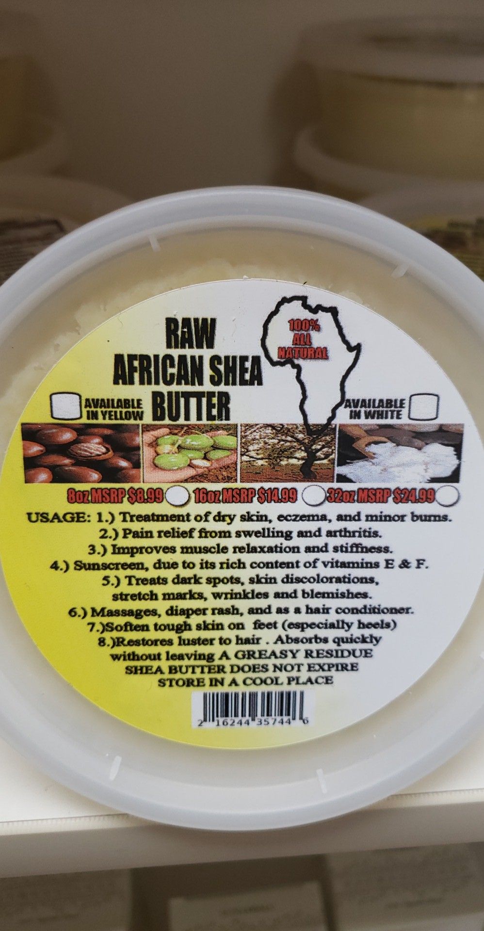 8 oz African Shea Butter
